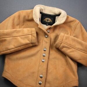 County Clothing Cheyenne Collection Sherpa Lined Western Cowgirl Jacket Women L